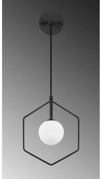 Geometri vägglampa 11105 - Svart/vit 