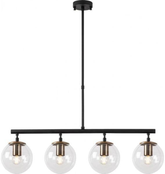 Fasett taklampa 10430 - Svart/antik 