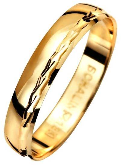 Förlovningsring I 9K Guld 3,5Mm, 60 (Ringar i kategorin Smycken)