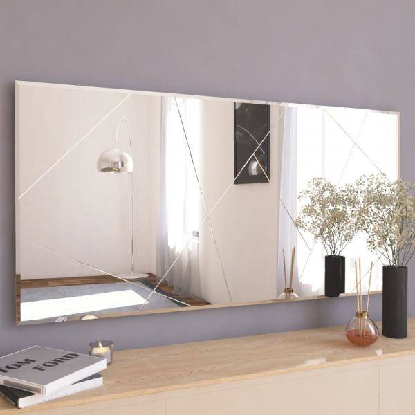 Eilish Väggspegel - Vit (Speglar i kategorin Möbler)