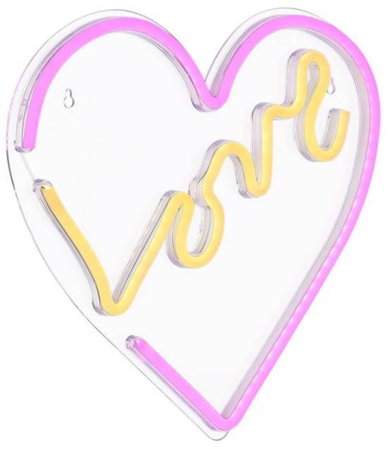 Love hjärta dekor (Transparent) 