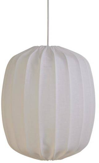 Watt & Veke Prisma taklampa i linne 35 cm, vit 