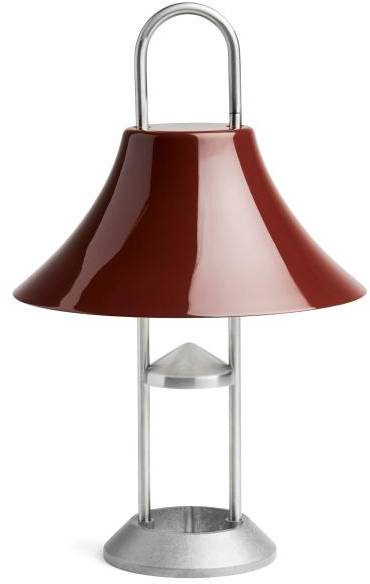 HAY Mousqueton Portable bordslampa, red 