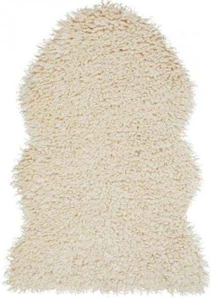 Wooly fuskpäls Beige - 60 x 90 cm 