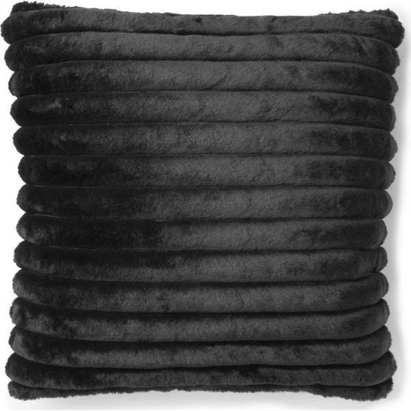 Stripy Prydnadskudde Svart - 45 X 45 Cm (Prydnadskuddar i kategorin Textilier)