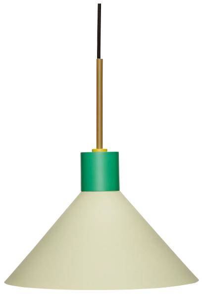 Crayon taklampa 35 cm, grön 