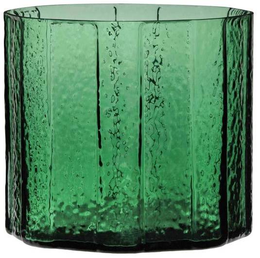 Hübsch Emerald vas 23 cm, grön 