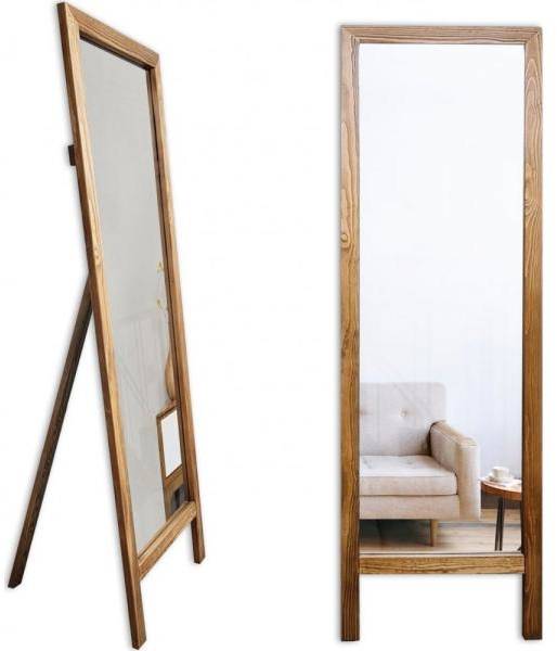 Cheval spegel 45 x 145 cm - Brun 
