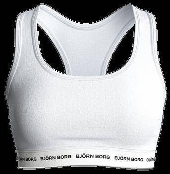 Björn Borg Core Logo Soft Top 1-pack Vit, XXL 