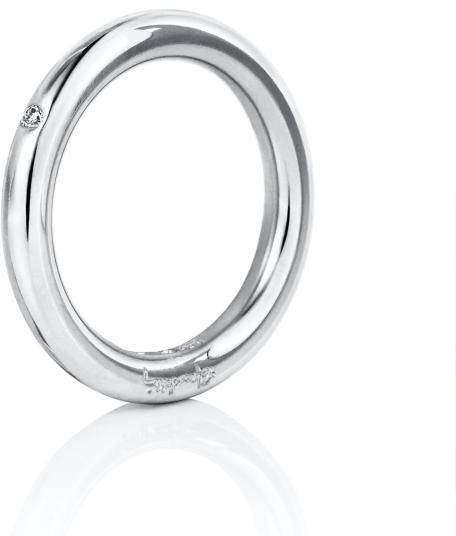 Efva Attling One Love &Amp; Stars Thin Ring 19.75 Mm - Silver (Ringar i kategorin Smycken)