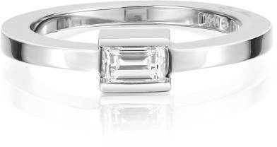 Efva Attling Deco Wedding Ring 21.00 MM - VITGULD 