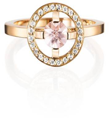 Efva Attling Pink & Stars Ring. 16.00 MM - GULD 