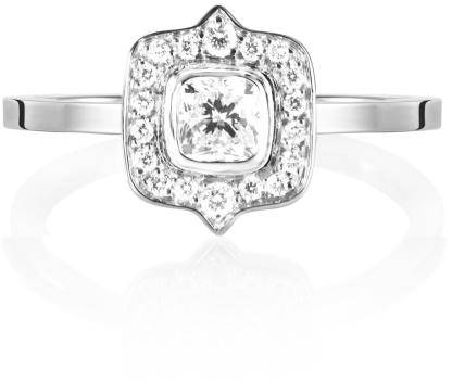 Efva Attling The Mrs Ring 0.30 ct 15.00 MM - VITGULD 