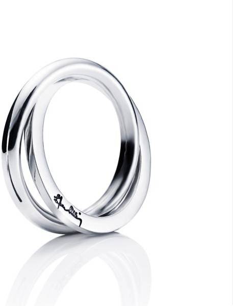 Efva Attling Twosome Ring 17.00 MM - SILVER 