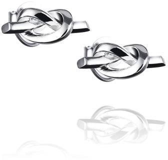 Efva Attling Love Knot Ear ONE SIZE - SILVER 