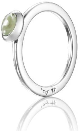 Efva Attling Love Bead Ring - Green Quartz 15.50 MM - SILVER 