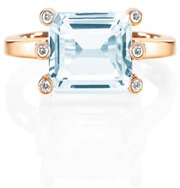 Efva Attling Beautiful Dreamer Ring - Topaz. 17.00 MM - GULD 