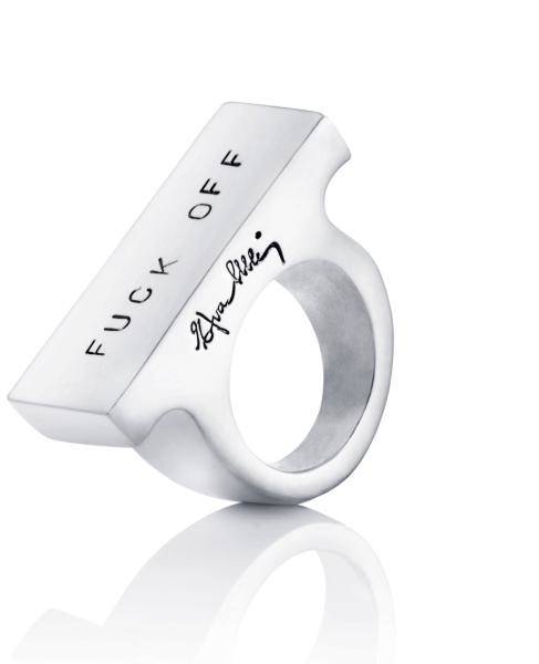 Efva Attling Funky Ring - Paparazzi 15.50 MM - SILVER 