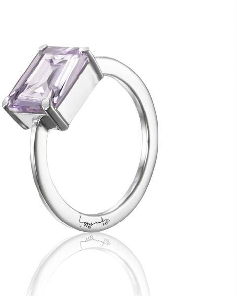 Efva Attling A Purple Dream Ring. 15.50 MM - SILVER 