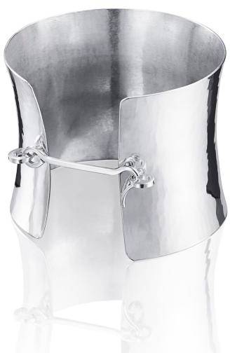 Efva Attling Hooked On Simone Cuff M - SILVER 