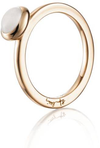 Efva Attling Love Bead Ring - Moonstone 18.00 MM - GULD 