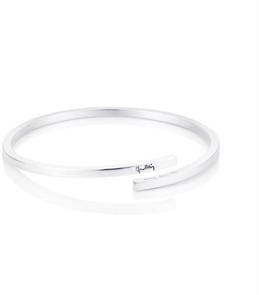 Efva Attling Twist Around Cuff M - SILVER 