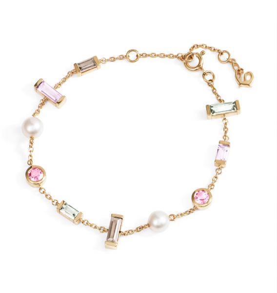 Efva Attling Dreams & Pearls Bracelet 16/19 CM - GULD 