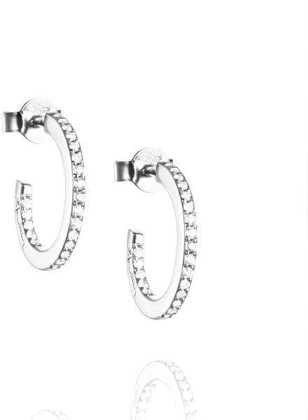 Efva Attling Star Hoops ONE SIZE - SILVER 