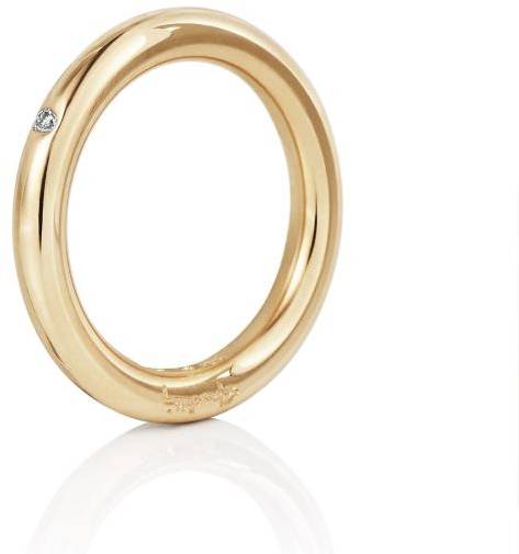 Efva Attling One Love & Stars Thin Ring 20.75 MM - GULD 