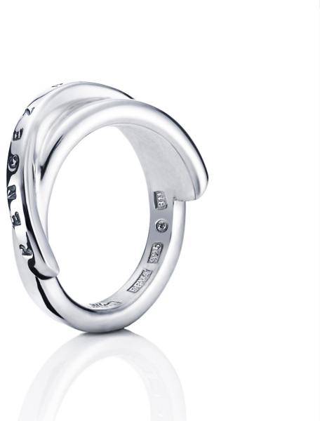 Efva Attling Pencez De Moy Edge Ring 15.50 MM - SILVER 