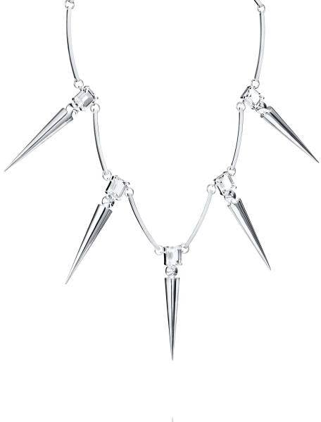 Efva Attling Rocks & Spikes Collier 45 CM - SILVER 