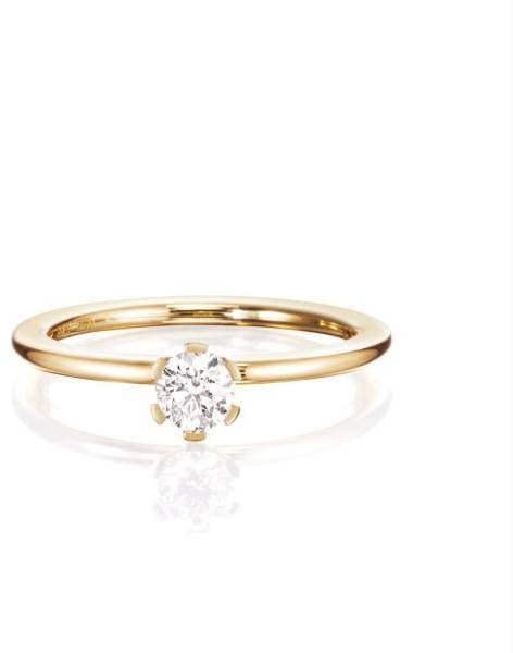 Efva Attling High On Love Ring 0.30 ct 19.00 MM - GULD 