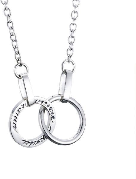 Efva Attling Twosome Necklace 42/45 CM - SILVER 