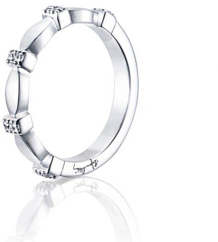 Efva Attling Forget Me Not Ring 16.50 MM - VITGULD 