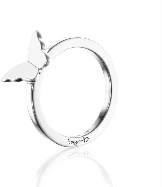 Efva Attling Little Miss Butterfly Ring 15.50 MM - SILVER 