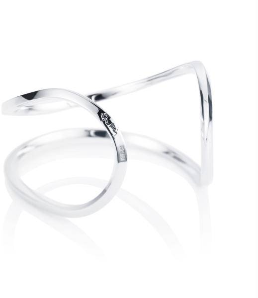 Efva Attling Loop Cuff M - SILVER 