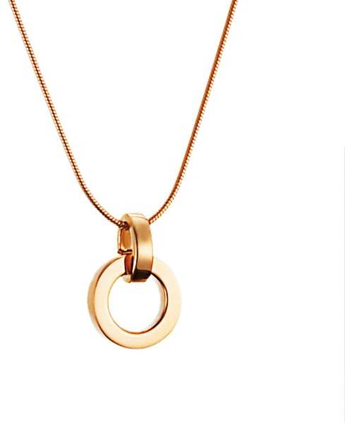 Efva Attling Ring Around Pendant 42 Cm - Guld (Guldsmycken i kategorin Smycken)