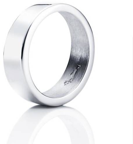 Efva Attling Irregular Ring 20.00 Mm - Silver (Ringar i kategorin Smycken)