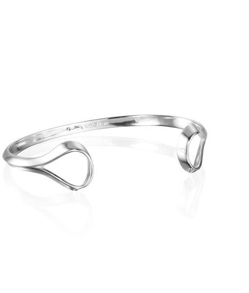 Efva Attling Folded Cuff M - SILVER 