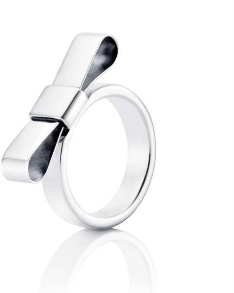 Efva Attling Bow Wow Wow Ring. 18.00 MM - SILVER 