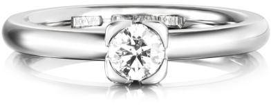 Efva Attling Love Bead Wedding Ring 0.30 ct 19.00 MM - VITGULD 