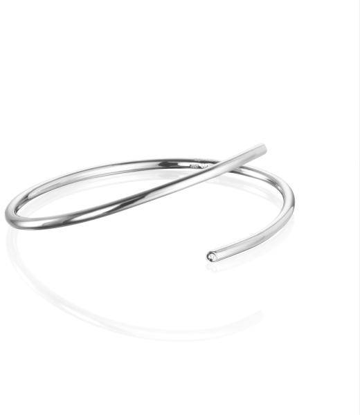 Efva Attling Hug Cuff L - SILVER 