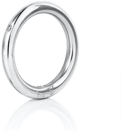 Efva Attling One Love & Stars Thin Ring 21.25 MM - VITGULD 