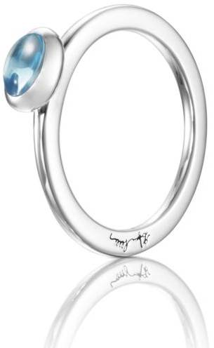 Efva Attling Love Bead Ring - Topaz 15.50 MM - SILVER 