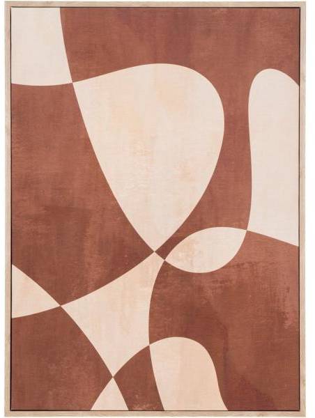 Cape Town canvastavla 50 x 70 cm - Brun/Beige 