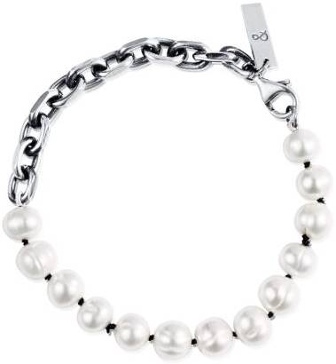 Efva Attling Punk & Pearls Bracelet. M - SILVER 