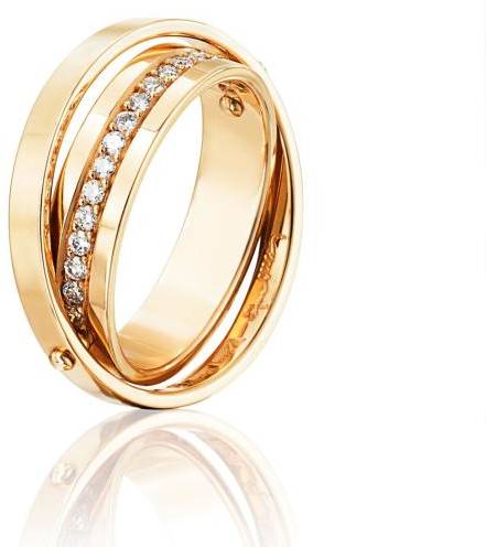 Efva Attling Two Of Us & Stars Ring 22.00 MM - GULD 