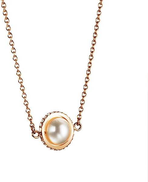Efva Attling Day Pearl &Amp; Stars Necklace 42/45 Cm - Guld (Guldsmycken i kategorin Smycken)
