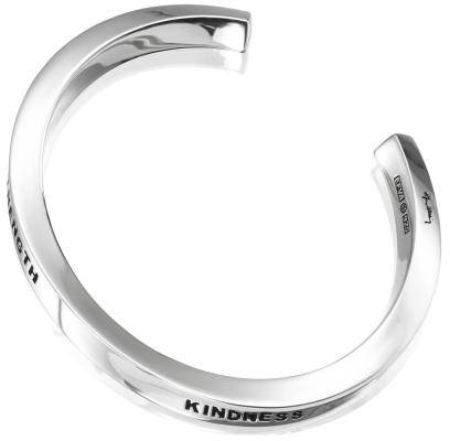 Efva Attling Strength & Kindness Cuff. M - SILVER 