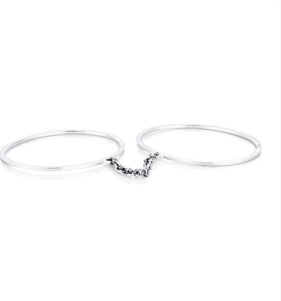 Efva Attling Passion Cuffs. M - SILVER 